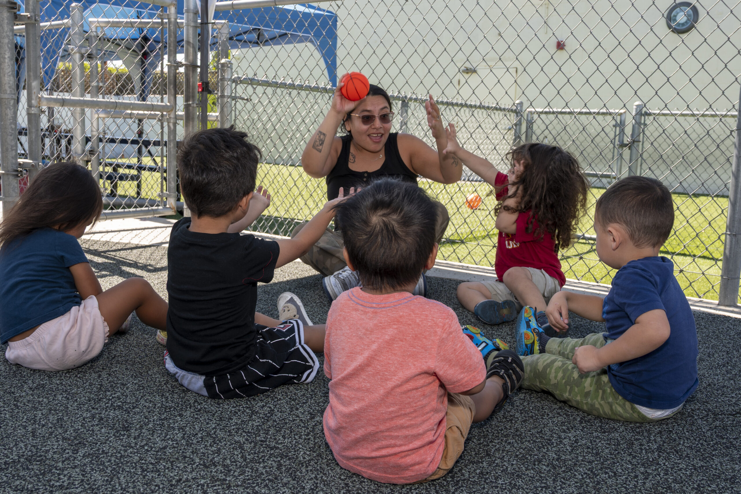 Children spending time together at Cherry Blossom Childcare & Preschool