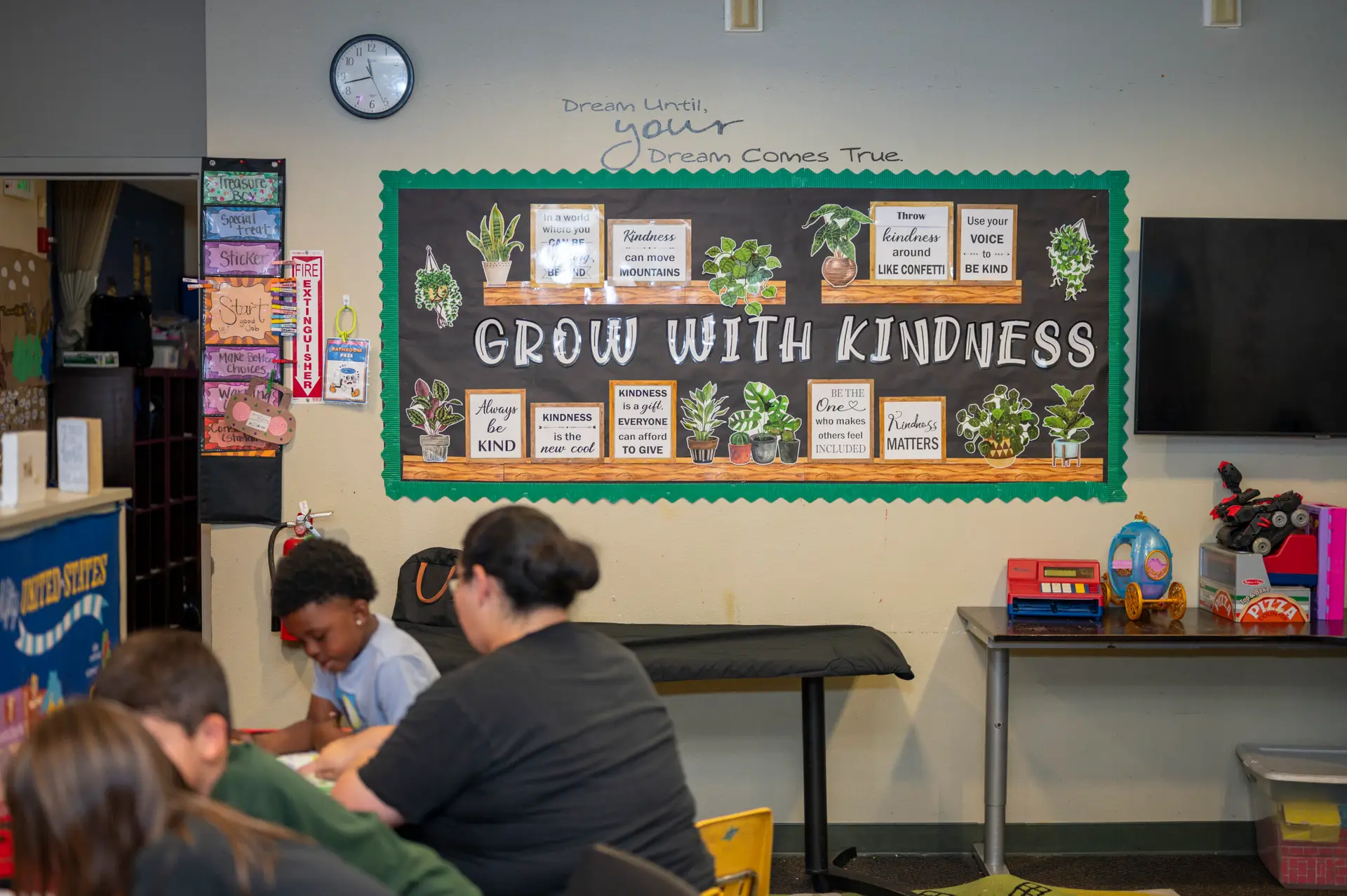 Children learning in a Cherry Blossom Childcare & Preschool classroom